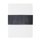 Indigo waterverf moderne, eenvoudige liefdesbruilo uitnodigingen wikkel (Achterkant Voorbeeld)