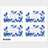 Indigo Waterverf Verlaat labels (Vel)