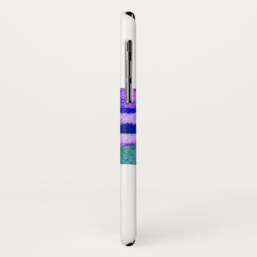 Indigo Waterverf vlinder gepersonaliseerd Case-Mate iPhone Case (Achterkant/links)