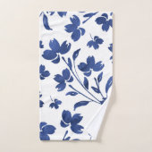 Indigo Waterverf Vloerstenen Bad Handdoek (Handdoek)