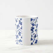 Indigo Waterverf Vloerstenen Koffiemok (Center)