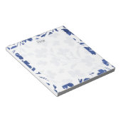 Indigo Waterverf Vloerstenen Notitieblok (Schuin)