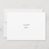 Indigo Waterverf Vloerstenen Notitiekaartje (Achterkant)