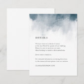 Indigo Waterverf waslijst - Kaarten (Voorkant / Achterkant)