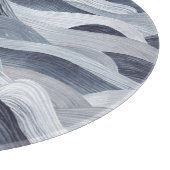 Indigo Waterverf Wave Naadloos Snijplank (Hoek)