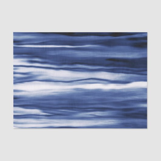 Indigo Waves Tissuepapier (Voorkant)