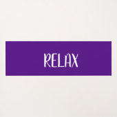 Indigo White Yoga Calming Zone Yogamat (Achterkant (horizontaal))