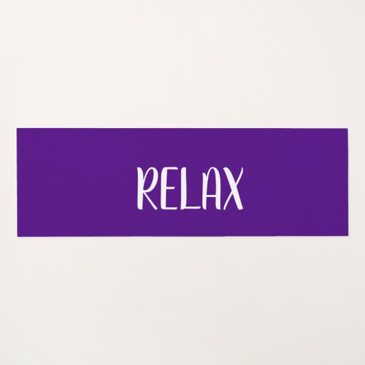 Indigo White Yoga Calming Zone Yogamat (Achterkant (horizontaal))