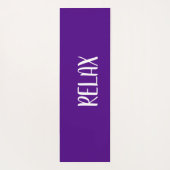 Indigo White Yoga Calming Zone Yogamat (Achterkant)