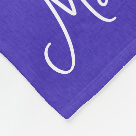 Indigo Witte Sneeuwvlokken Minimalistische Kerstna Fleece Deken (Hoek)