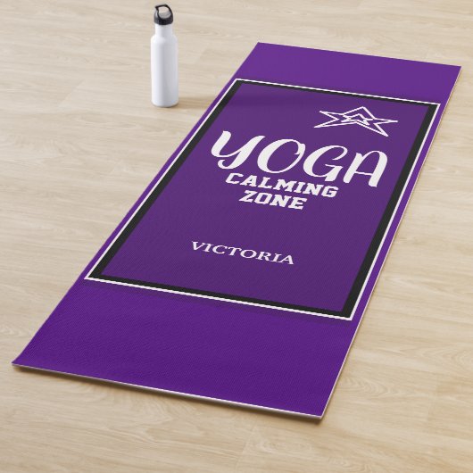 Indigo Witte Ster Naam Yogamat (In situ)