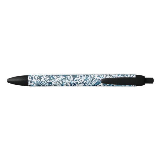 Indigo Zebra Print Zwarte Inkt Pen (Achterkant)