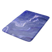 Indigo Zeer Peri Violet Agate Marble Abstraction Badmat (Gekanteld)