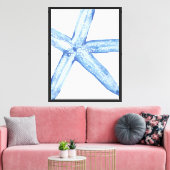 Indigo Zeester Canvas Afdruk (Insitu (Woonkamer))