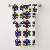 Indigo Zen Bloom Bad Handdoek (Insitu)