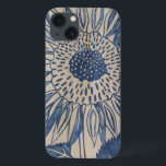 Indigo Zonnebloem Case-Mate iPhone Case<br><div class="desc">Floral</div>
