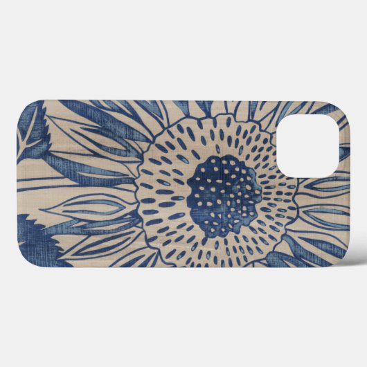 Indigo Zonnebloem Case-Mate iPhone Case (Achterkant (horizontaal))
