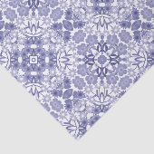 Indigoblauw-witboek Tissuepapier (Detail)