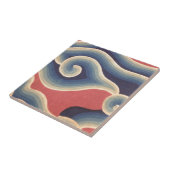 Indigoblauwkoraal Japanse golf Tegeltje (Zijkant)