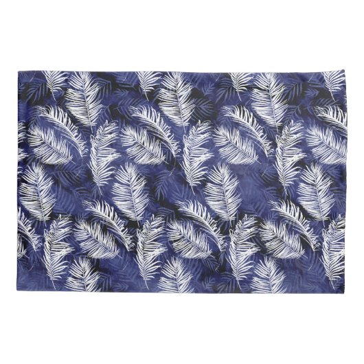 Indigopalmen Kussensloop (Achterkant)
