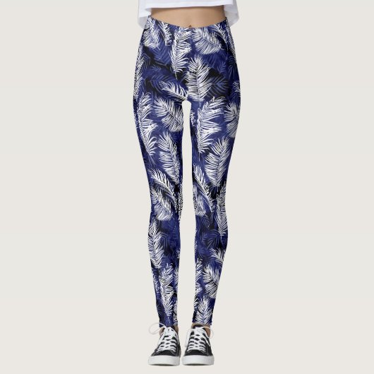 Indigopalmen Leggings (Voorkant)