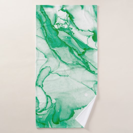 Indigoronde. Bohemiene Tie Dye. Blue Roll Psychede Badhanddoek (Badhanddoek)