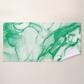 Indigoronde. Bohemiene Tie Dye. Blue Roll Psychede Badhanddoek (Badhanddoek)