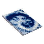Indigoronde. Bohemiene Tie Dye. Blue Roll Psychede Notitieboek (Rechterzijde)