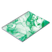 Indigoronde. Bohemiene Tie Dye. Blue Roll Psychede Notitieboek (Linkerzijde)