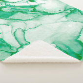 Indigoronde. Bohemiene Tie Dye. Blue Roll Psychede Sherpa Deken (3/4)