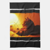 Indigo's Wine Glass Theedoek (Verticaal)