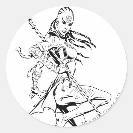 Indigostam 3 ronde sticker (Voorkant)