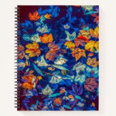 Indigovalblad Notitieboek (Voorkant)