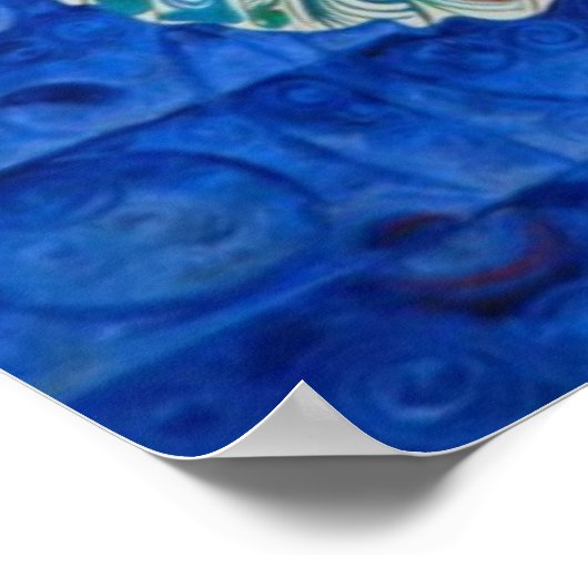 Indigovlucht Poster (Hoek)