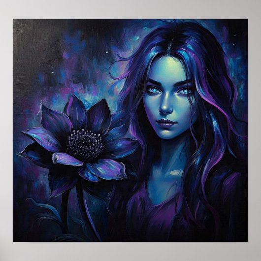 IndigoWildFlower Poster (Voorkant)