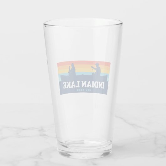Indimeer New York Canoe Glas (Achterkant)