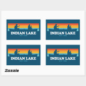 Indimeer New York Canoe Rechthoekige Sticker (Vel)