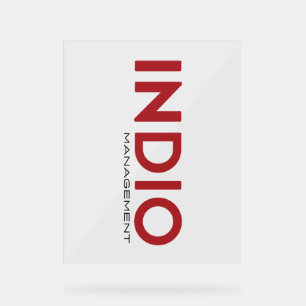 INDIO_Accrylic-teken Acryl Bord