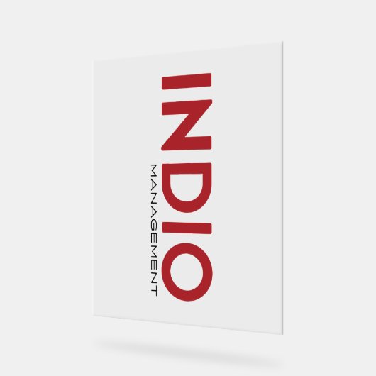 INDIO_Accrylic-teken Acryl Bord (Hoek)