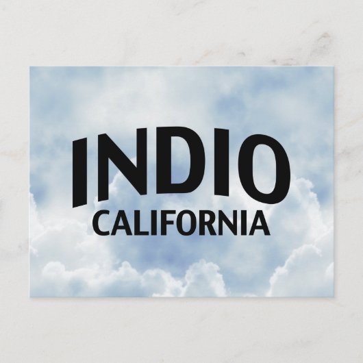Indio California Briefkaart (Voorkant)