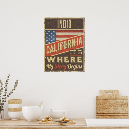 Indio California Poster (Keuken)