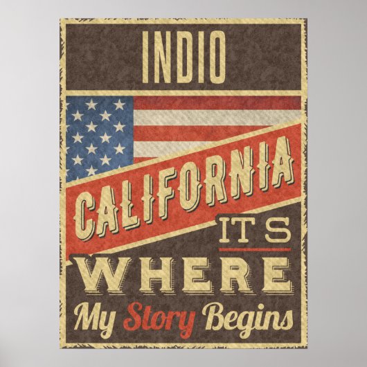Indio California Poster (Voorkant)