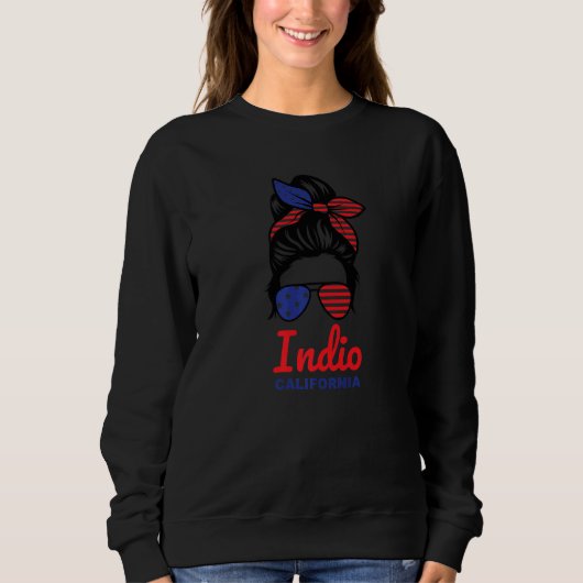 Indio California Retro Rommelige Knot Trui (Voorkant)