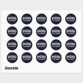Indio California Ronde Sticker (Vel)