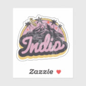 Indio, Californië Sticker (Vel)