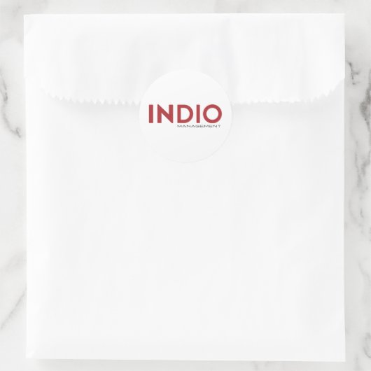 INDIO ronde Stickers (Tas)