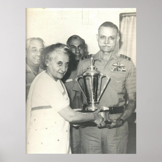 Indira Gandhi Poster (Voorkant)