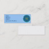 Indira Star-profielkaart Mini Visitekaartje (Voorkant / Achterkant)