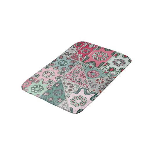 Indisch Arabisch Patchwork Quilt Badmat (Gekanteld)
