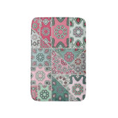Indisch Arabisch Patchwork Quilt Badmat (Voorkant Verticaal)